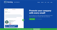 Desktop Screenshot of htmlsig.com